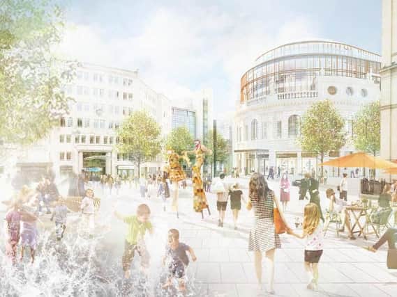 The plans include an expanded pedestrianised City Square.