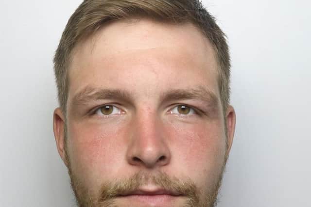 Blazej Albin was jailed for three years after a court was shown mobile phone footage of him stabbing rival during Wakefield street fight