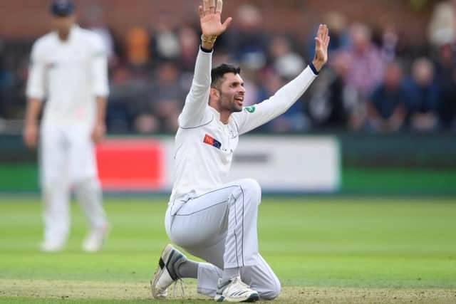 Yorkshire spinner Keshav Maharaj who claimed 5-54