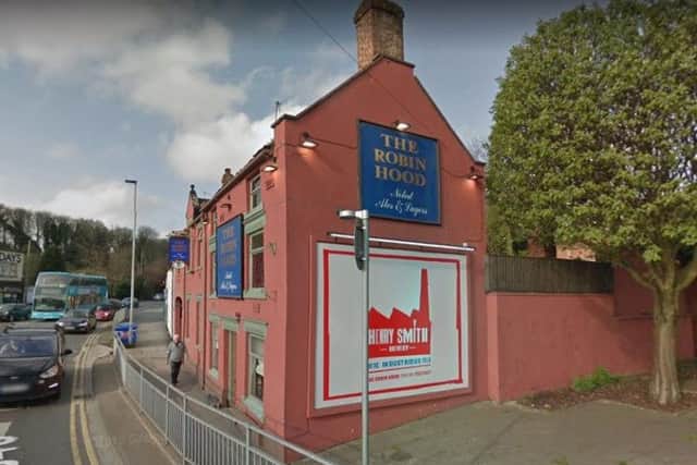Leigh Boulton was caught on CCTV footage carrying out bizarre burglary at Robin Hood Inn, Pontefract.
