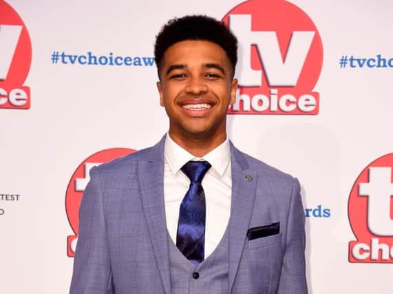 Emmerdale actor Asan N'Jie who has been fired from the ITV soap after becoming embroiled in a fight with Hollyoaks star Jamie Lomas at the TV Choice Awards on Monday night. Photo: Matt Crossick/PA Wire