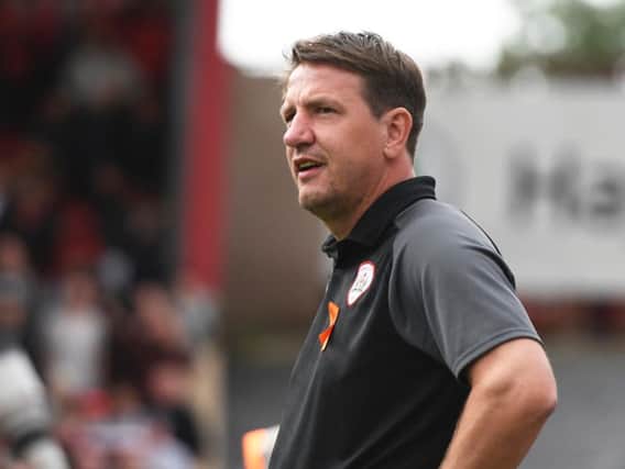 Barnsley boss Daniel Stendel saw his side lose to two late goals at Oakwell (Pic: Getty)
