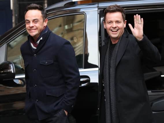 Anthony McPartlin (left) and Declan Donnelly arrive at Britain's Got Talent auditions in London (Photo: Jonathan Brady/PA Wire)