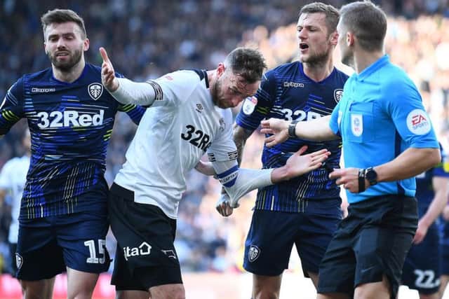 Leeds and Derby will meet again on Saturday after meeting four times last season (Pic: Getty)