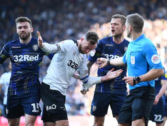 Leeds and Derby will meet again on Saturday after meeting four times last season (Pic: Getty)