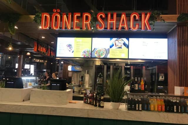 Doner Shack in Trinity Kitchen, Leeds.