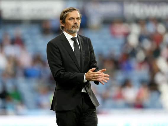NEW ERA: Derby County boss Phillip Cocu during his first competitive game in charge against Huddersfield Town. Photo by Lewis Storey/Getty Images.
