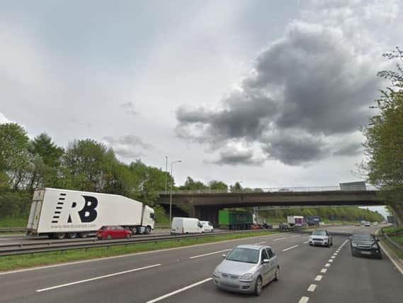 The M62 westbound will be CLOSED overnight between junctions 27 and 28 (Photo: Google)