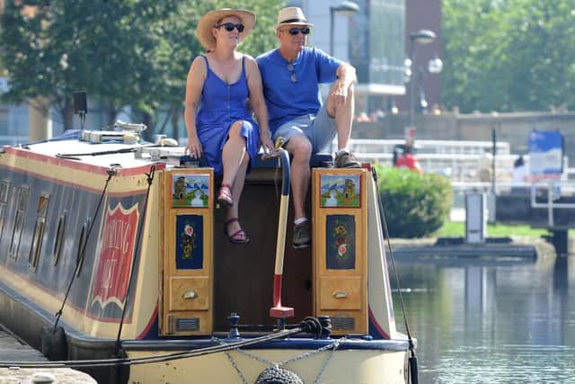 Soaking up the sun - temperatures will be reminiscient of the recent bank holiday.