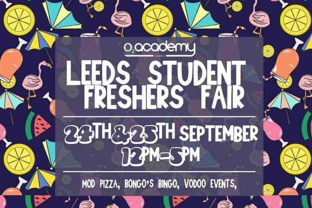 FRESHERS FAIR: A two-day event -Tuesday andWednesday, September 24 and25, 12 noonto 5pm