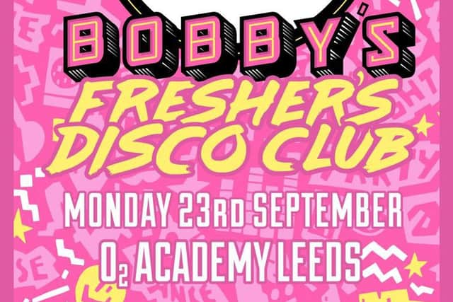 BOBBY'S FRESHERS DISCO CLUB:Monday, September 23, 11pm