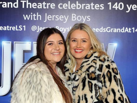 Leeds sisters Ellie and Izzi Warner from Gogglebox. Photo by Tony Johnson.