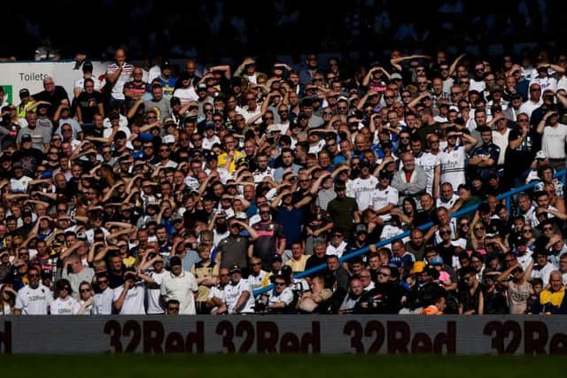 Leeds United fans at Elland Road. (Getty)