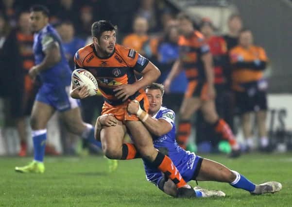 playing for his place: Forward Chris Clarkson is hoping his performances in the Super League play-offs will be enough to earn him a new deal at Castleford Tigers.