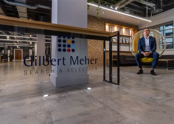 Jonny Stewart, director at recruitment agency Gilbert Meher in Leeds, which is switching to a four-day working week. Picture: James Hardisty.