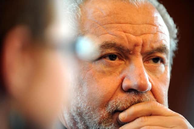 Sir Alan Sugar. Credit: PA/Owen Humphreys