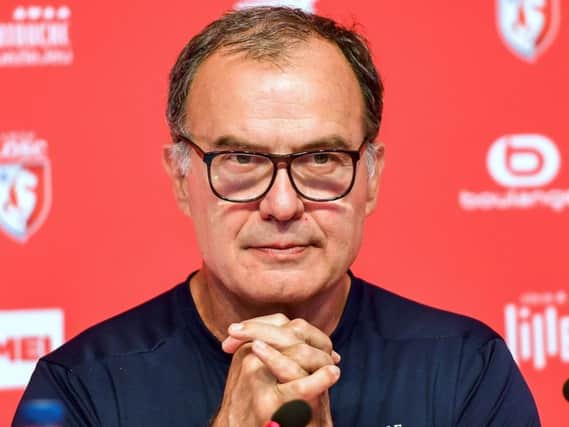 Marcelo Bielsa thanked God that 'football does not allow' a manager to have a lot of impact during a game (Pic: Getty)