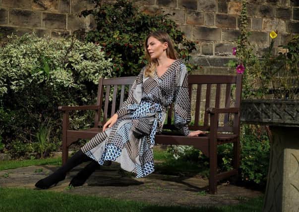 AW19 KEY PIECES: 
The printed dress
- Helen says: "In a flattering mid length and nipping you in at the waist, this dress an ideal style for an hourglass. The on-trend geometric print in autumnal tones with suit most skin tones. Complete your look with simple jewellery - the dress says it all."
Dress, £89.99, Kaffe; necklace, £12, Big Metal London. At Very Stylish Girl.


Picture by Simon Hulme