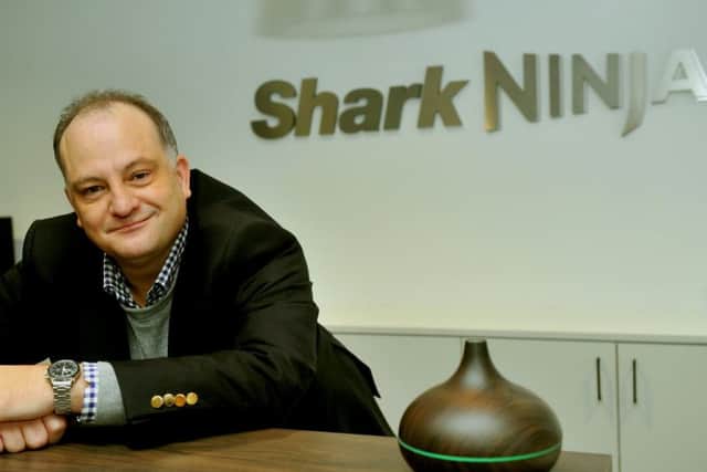 Matt Broadway, European president of Shark Ninja, at the company's new Thorpe Park office in Leeds.