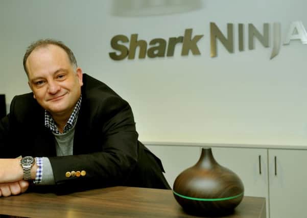 Matt Broadway, European president of Shark Ninja, at the company's new Thorpe Park office in Leeds.