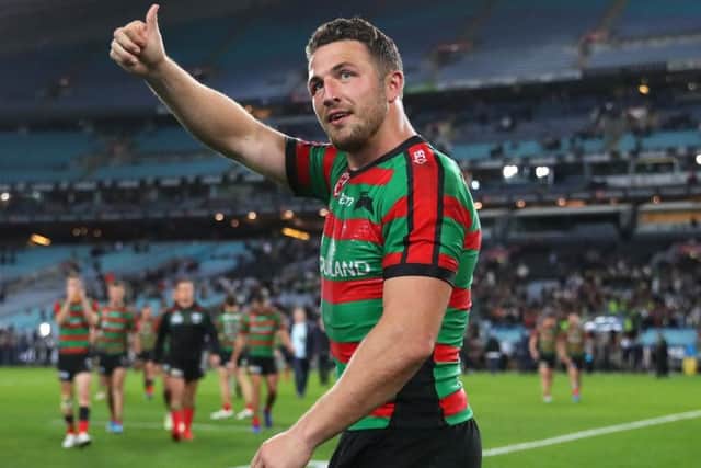 Bowing out: Sam Burgess. Picture: Getty Images