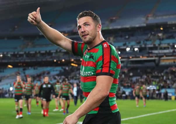Bowing out: Sam Burgess. Picture: Getty Images