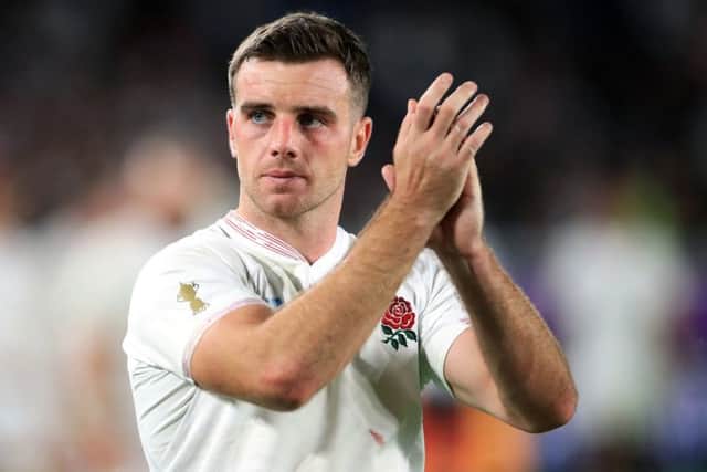 England's George Ford applauds the fans after the 2019 Rugby World Cup Semi Final . Picture: Adam Davy/PA