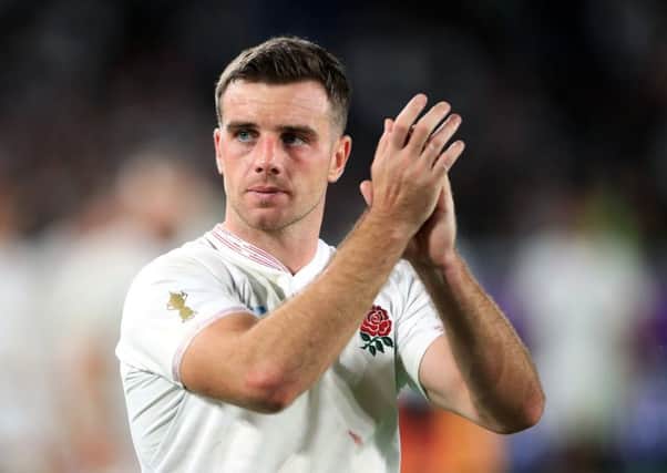 England's George Ford applauds the fans after the 2019 Rugby World Cup Semi Final . Picture: Adam Davy/PA