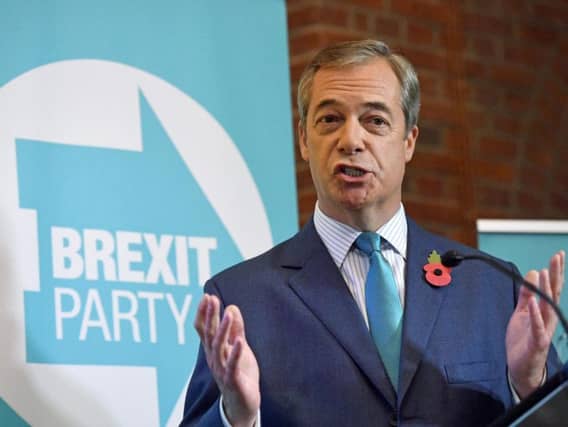 Brexit Party leader Nigel Farage. Pic: PA