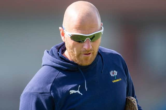 Yorkshire head coach Andrew Gale (Picture: Allan McKenzie/SWPix.com).