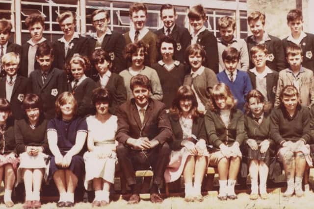 England won the World Cup and this class at Matthew Murray posed for a photo.