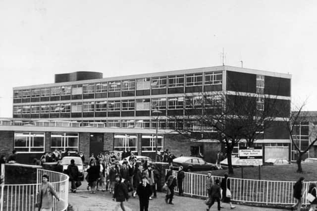 Skools out for these Matthew Murray High pupils in the mid-1980s.
