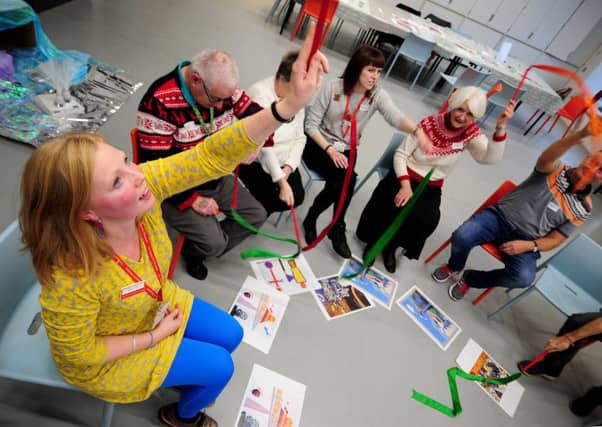 One of the dementia-friendly sessions at The Hepworth Wakefield.