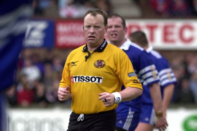 Former referee Stuart Cummings.