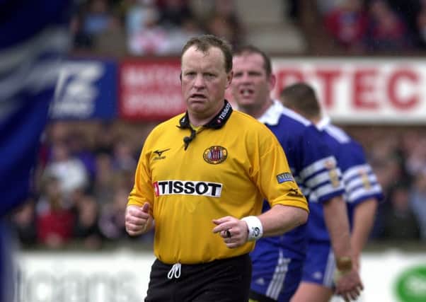 Former referee Stuart Cummings.