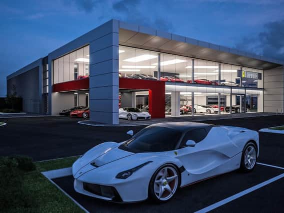JCT600 has received planning permission to build a new stand alone, two storey retail centre for Ferrari in Leeds,