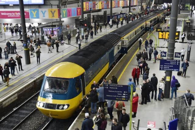 The HST's arrival at Leeds was greeted with delight