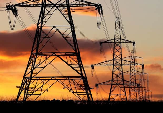 Library image of electricity pylons at sunset Picture: PA
