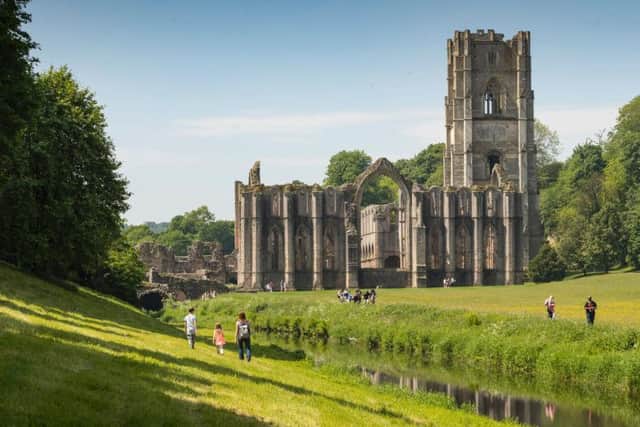 Fountains Abbey is one of Yorkshire's popular National Trust sites. Photo: Chris Lacey/National Trust