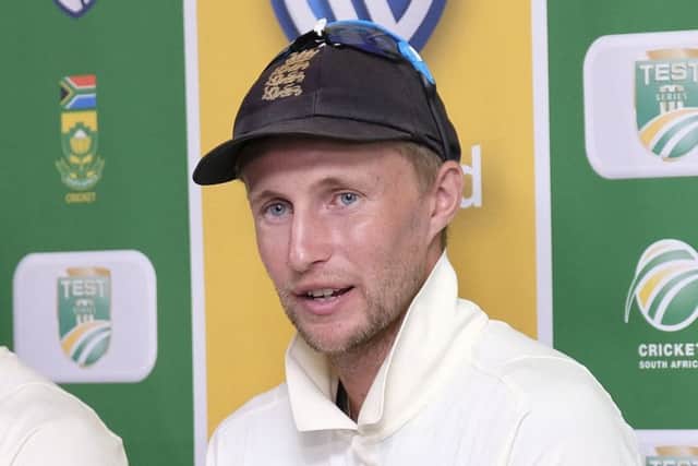 England's captain Joe Root.