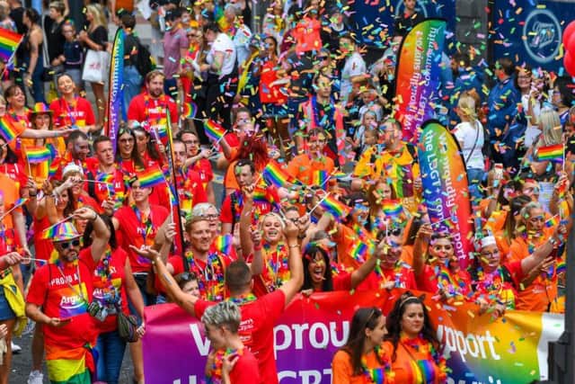 Pride in Leeds. Picture: James Hardisty.