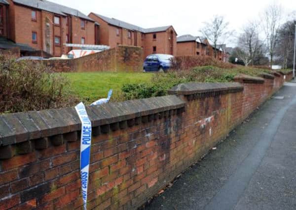 The scene after the police operation in Chapeltown, Leeds