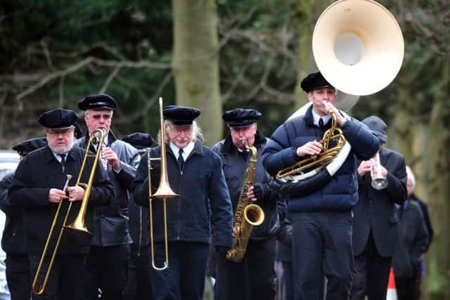 The funeral of Ed O'Donnell at Lawnswood Cemetery. PIC: Simon Hulme