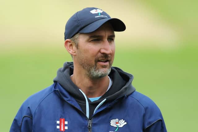 Yorkshire head coach Jason Gillespie.