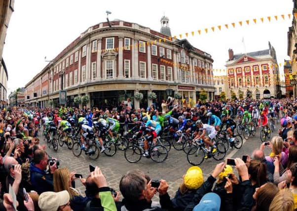 The 2014 Tour De France navigates its way through York