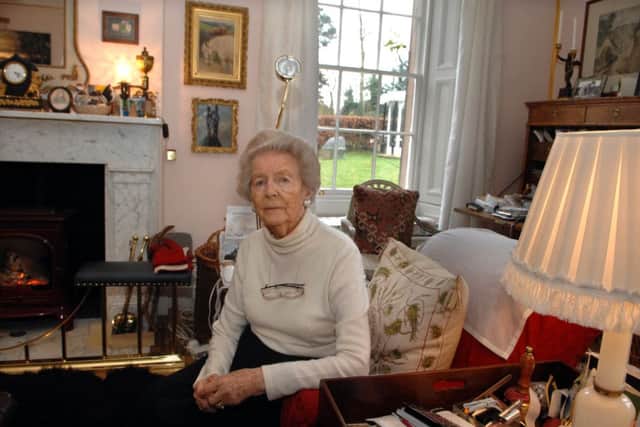 The Dowager Duchess of Devonshire.