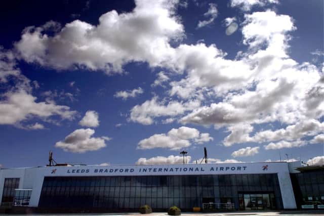 Clouds over Leeds Bradford Airport