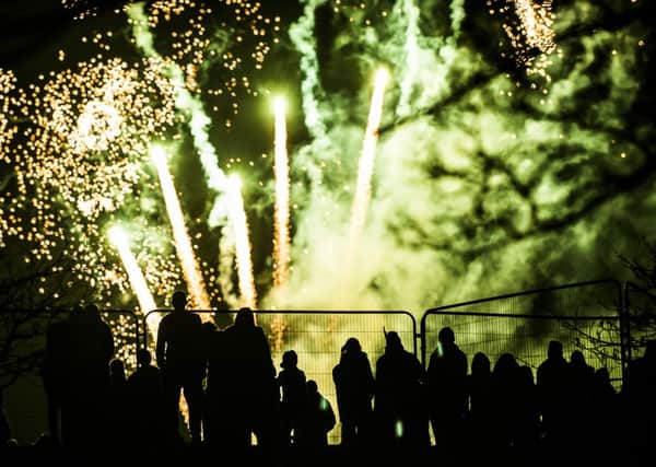 Fireworks at Roundhay Park. Pic: Allan Mckenzie.