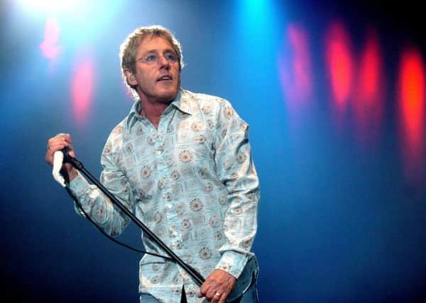 Roger Daltrey on stage at the Wireless Festival.