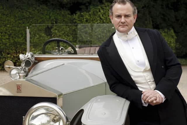 Hugh Bonneville as Downton Abbeys patriarch Robert Crawley, the Earl of Grantham.